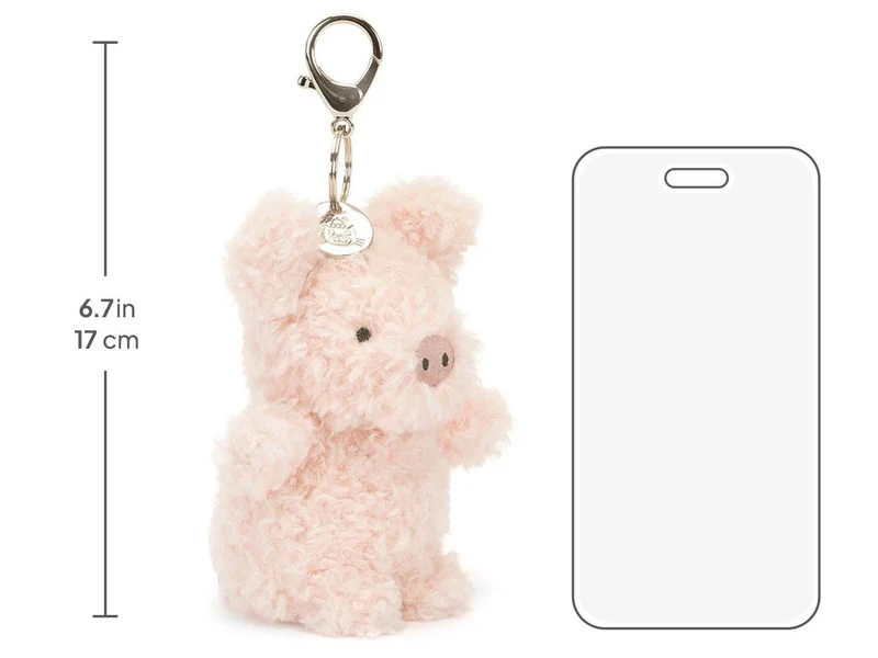Porte-clés peluche cochon - Little Pig Bag Charm - Jellycat