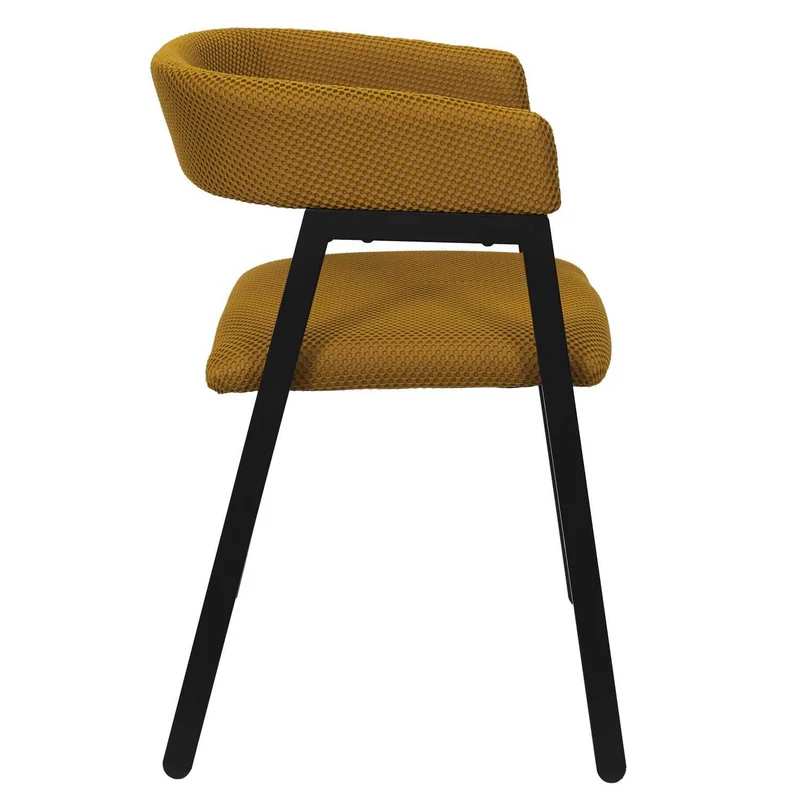 FAUTEUIL DESIGN ATOME JAUNE
