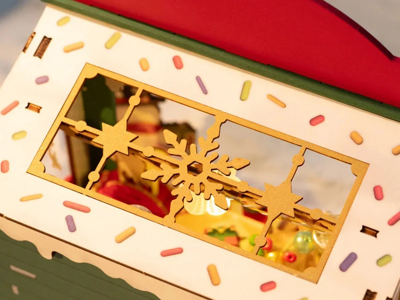 Pièce miniature - Stand de bonbons de Noël (Christmas Candy Stand) - Rolife