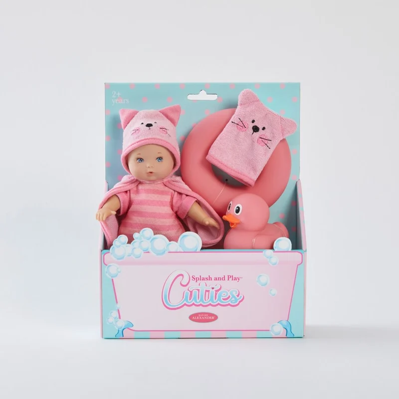 Madame Alexander: Splash and Play 8 inch Bath Doll Pink