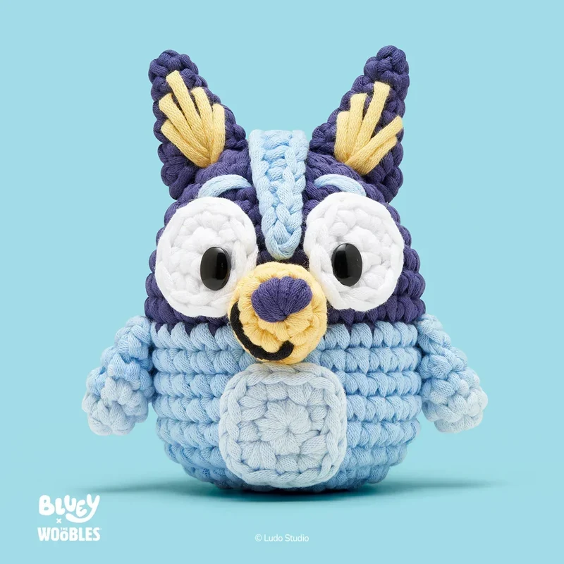 The Woobles Bluey Beginner Crochet Craft Kit