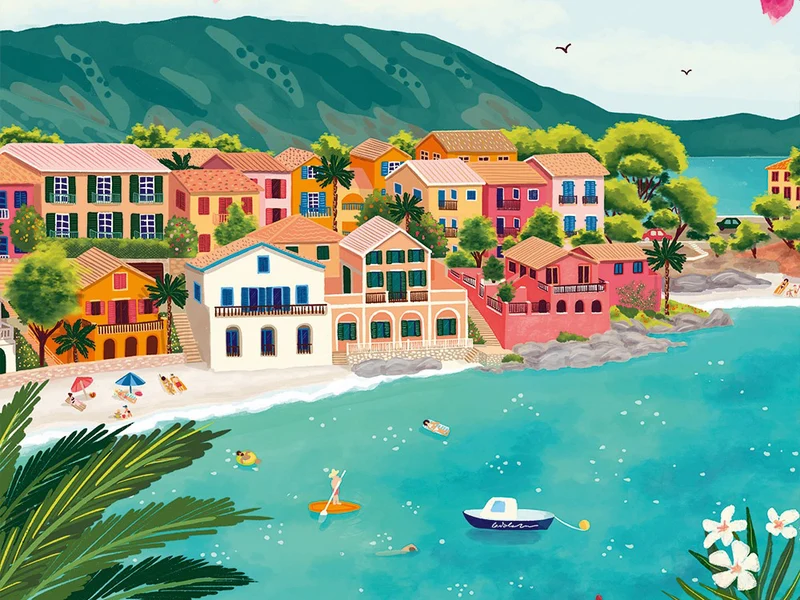 Puzzle Céphalonie Grèce 1000 pièces – Pieces & Peace