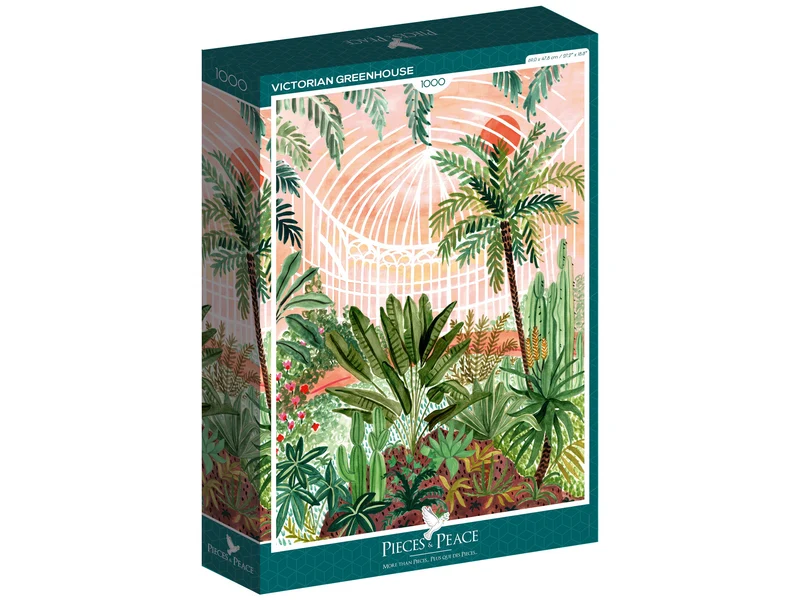 Puzzle Serre Victorienne 1000 pièces – Pieces & Peace