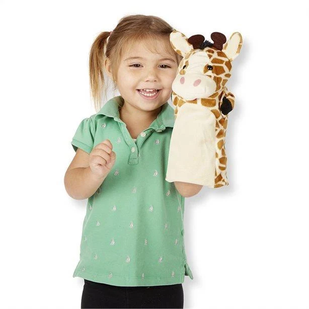 Melissa & Doug Puppets Safari Animals (Set of 6) / Marionnettes Animaux du Safari (Lot de 6)