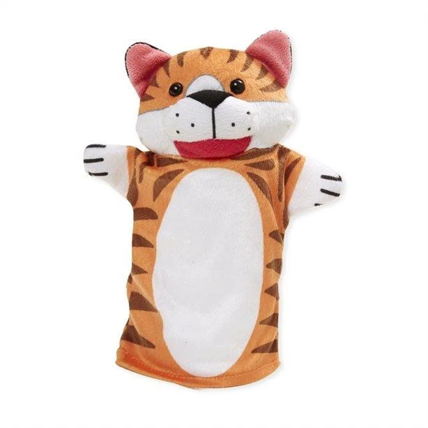 Melissa & Doug Puppets Safari Animals (Set of 6) / Marionnettes Animaux du Safari (Lot de 6)
