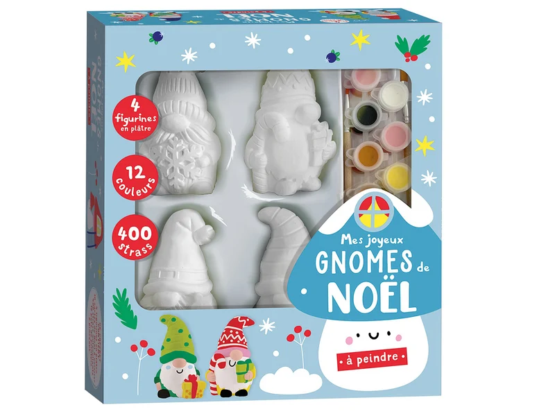 Mes joyeux gnomes de Noël à peindre - 1 2 3 Soleil