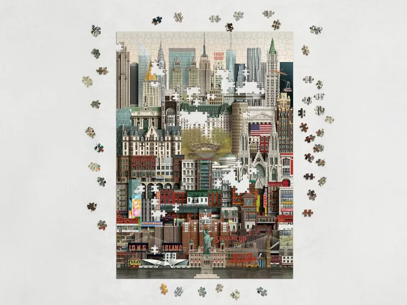 Puzzle 1000 pièces - New York - Martin Schwartz