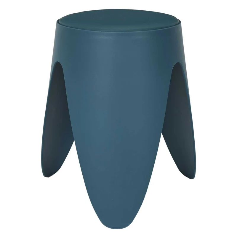 TABOURET EVE BLEU CANARD
