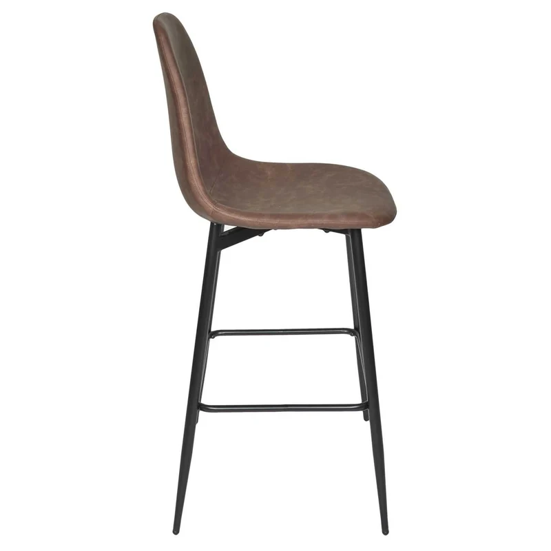 CHAISE DE BAR AMBER MARRON