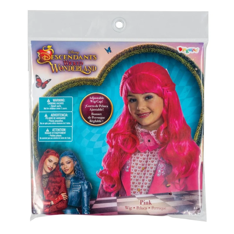 Descendants Pink Classic Wig for Kids, Disney