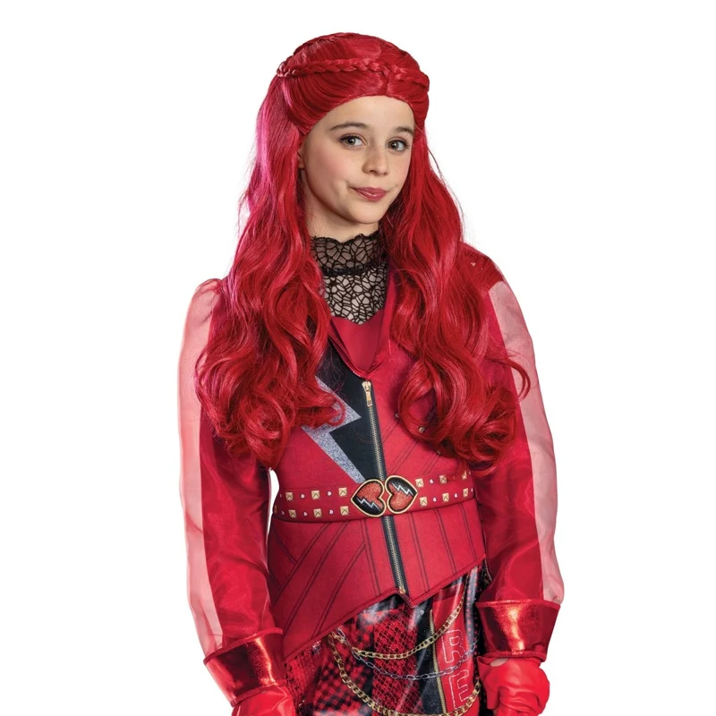 Descendants Red Classic Wig for Kids, Disney
