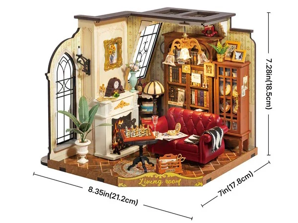 Pièce miniature - Le Salon de Catherine (Catherine’s Living Room) - Rolife