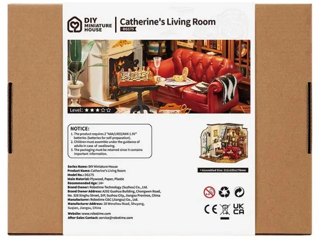 Pièce miniature - Le Salon de Catherine (Catherine’s Living Room) - Rolife