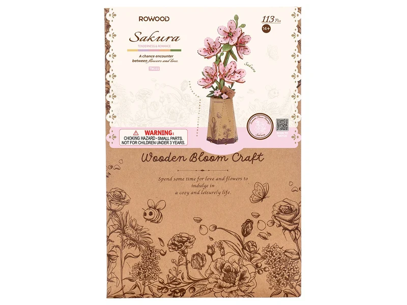 Maquette fleur miniature - Fleur de Cerisier (Sakura) - Rowood