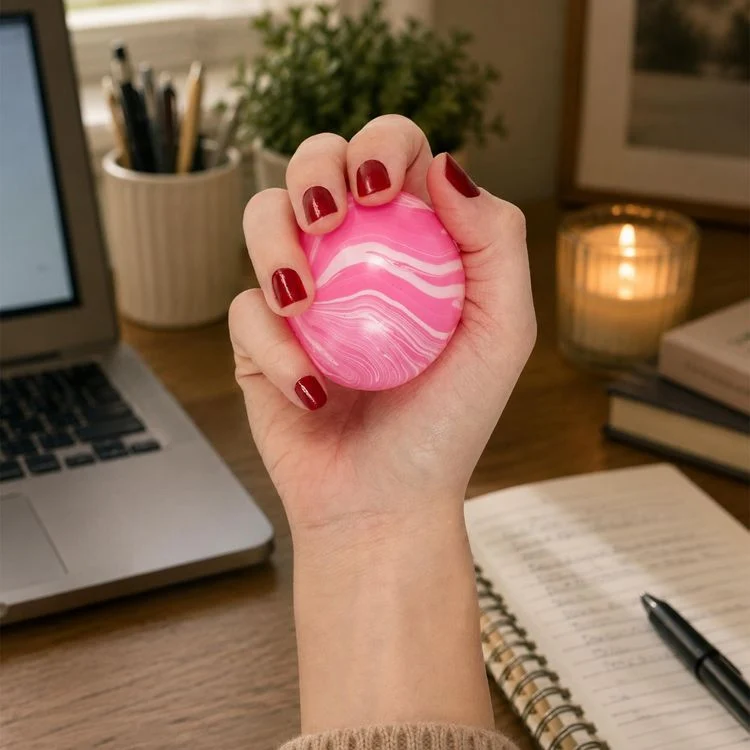 Puka Creations Marble Swirl Orb Squishy Toy