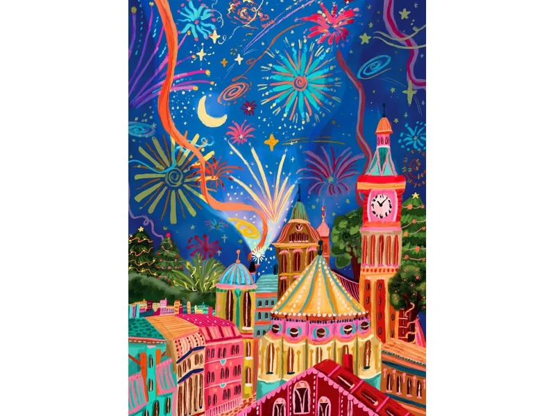 Puzzle Feu d’Artifice Lumineux 500 pièces – Pieces & Peace