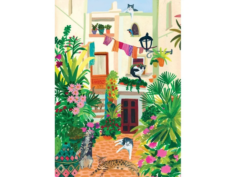 Puzzle Rues des Pouilles Locorontondo 1000 pièces – Pieces & Peace