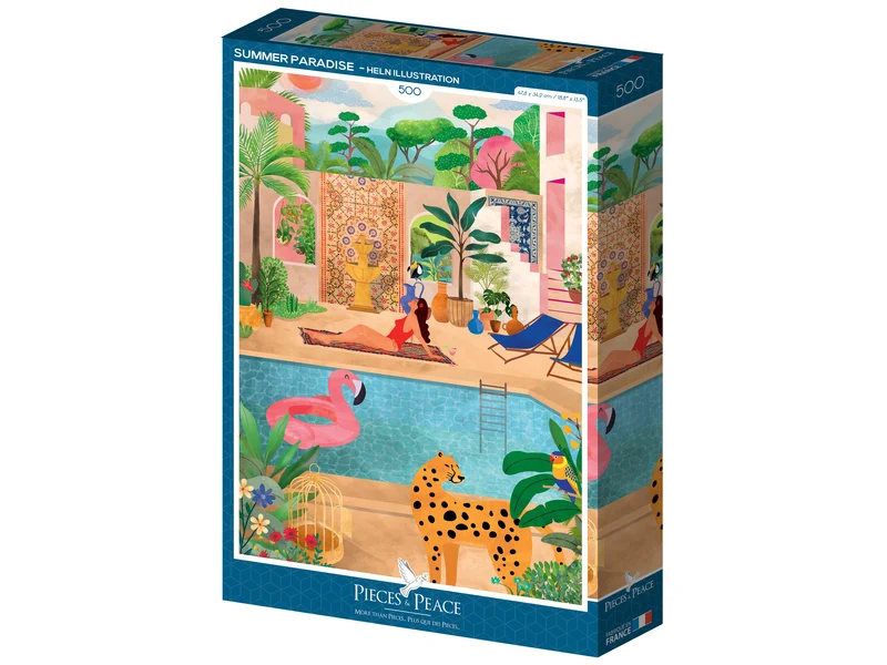 Puzzle Paradis d’Été 500 pièces – Pieces & Peace