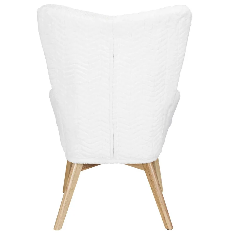 FAUTEUIL HELSINKI PATCHWORK BLANC