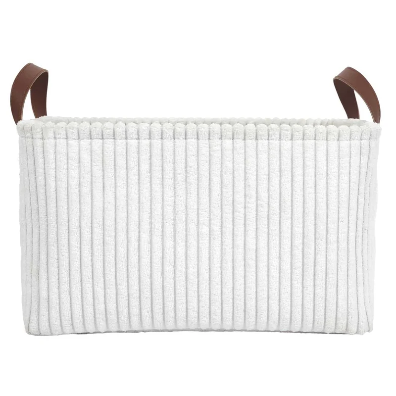 PANIER RANGEMENT BLANC - LOT DE 3