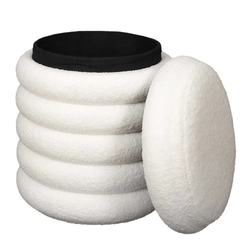 POUF RANGEMENT BOUCLETTE FREYA
