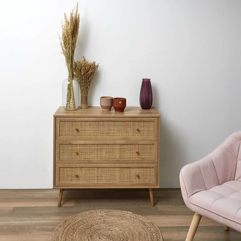 COMMODE 3 TIROIRS BALI