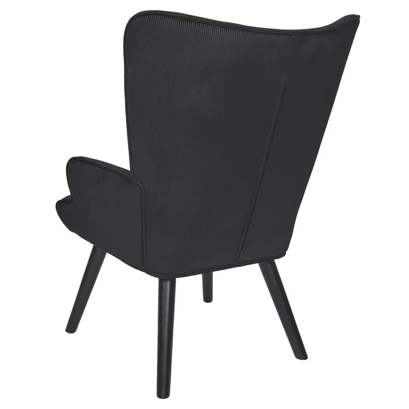 FAUTEUIL DE SALON GIULIA NOIR