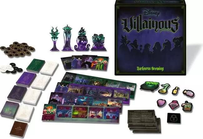 Ravensburger Disney Villainous Darkness Brewing Strategy Board Game