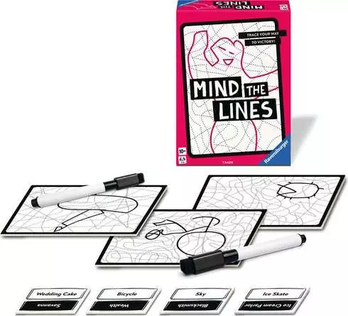 Ravensburger Mind the Lines Family Drawing Party Board Game