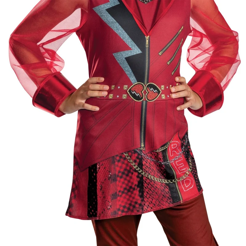 Descendants Red Costume for Kids, Disney, Jumpsuit