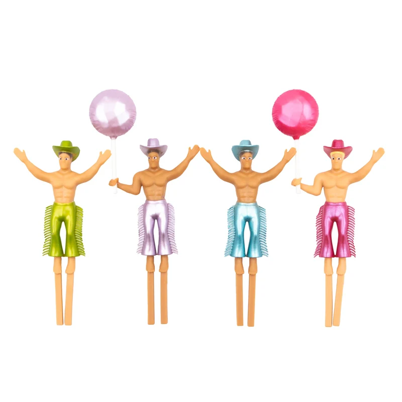Hunky Cake Topper 4pk