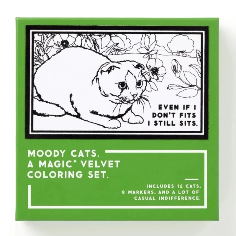 Moody Cats Coloring Set