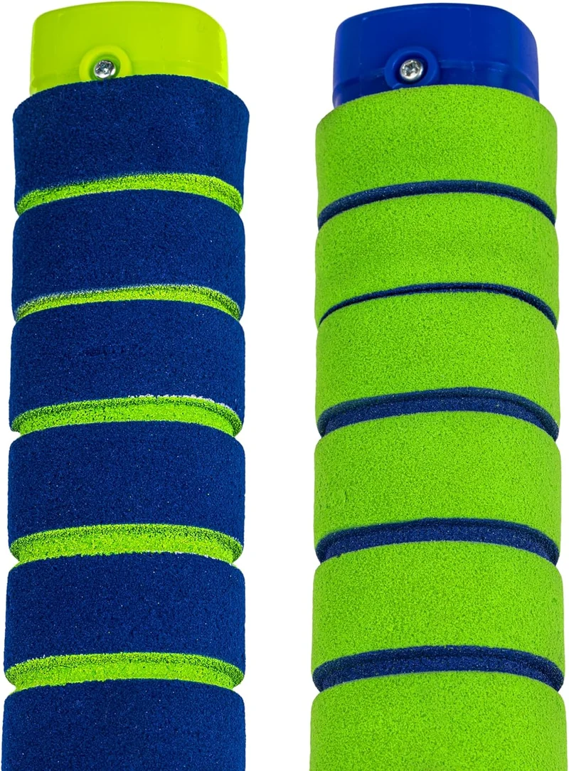 Franklin Sports NERF Proshot Hockey Sticks Toy Set Blue/Green