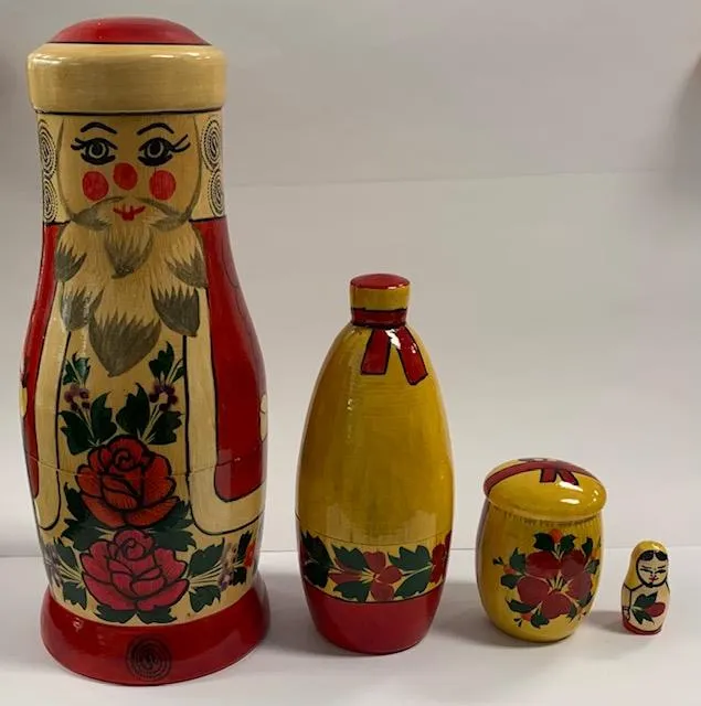 Santa Claus Nesting Doll - Poupée russe du père Noël