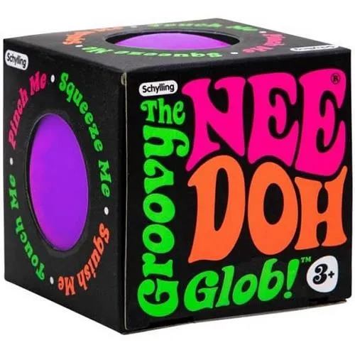 Nee Doh Groovy Glob Ball (Purple) - Balle antistress (Violet)