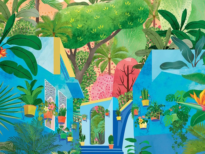 Puzzle Paradis Bleu 1000 pièces – Pieces & Peace