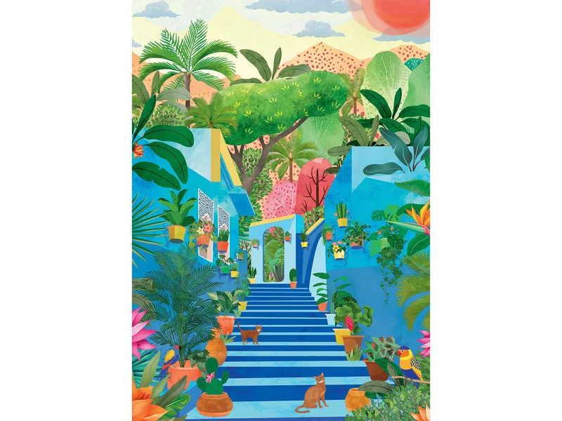 Puzzle Paradis Bleu 1000 pièces – Pieces & Peace