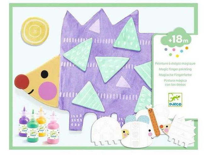 Peinture à doigts magique - Petites formes - Djeco