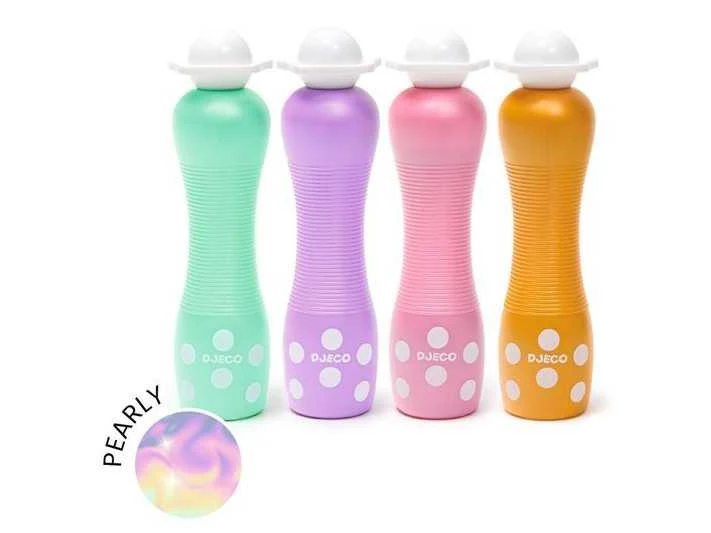4 Marqueurs gros pois Pearly - Djeco