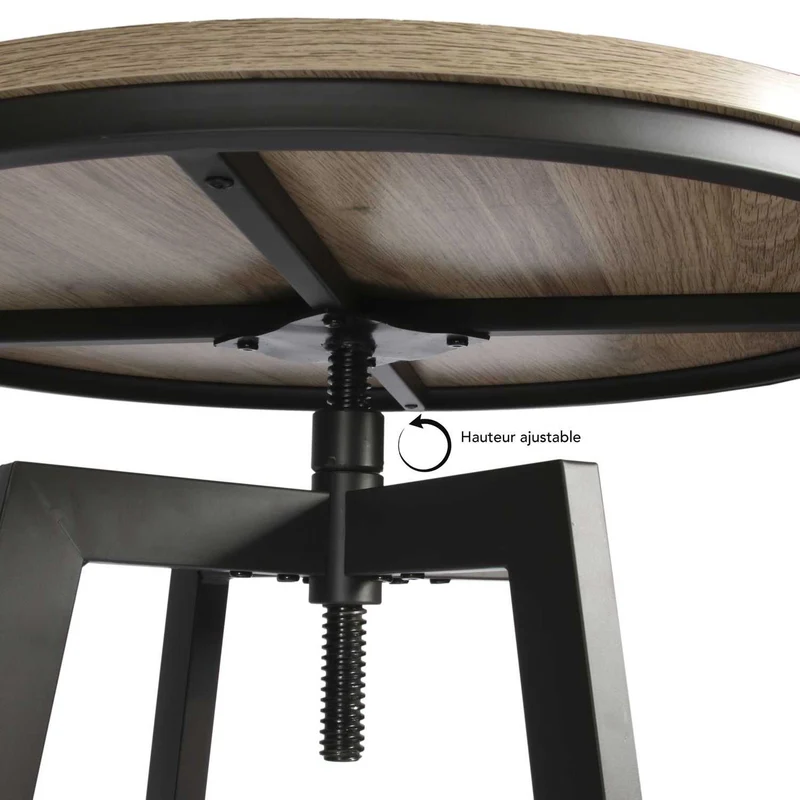 TABLE MANGE DEBOUT 2 TABOURETS REGLABLES ARIA
