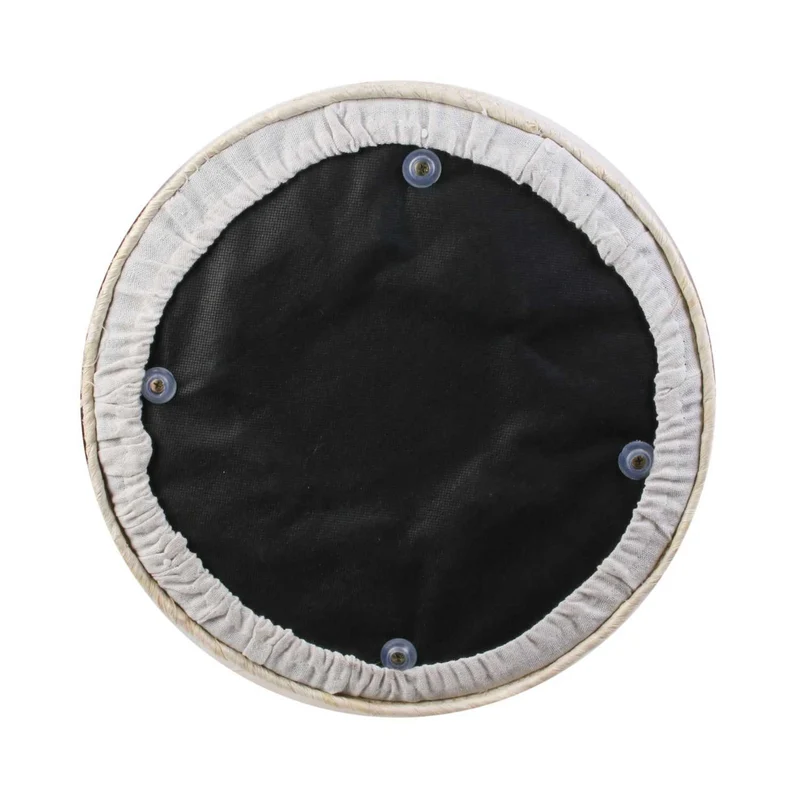 POUF TRESSE BEIGE