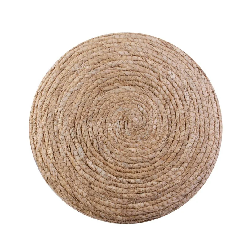 TABOURET TRESSE BEIGE