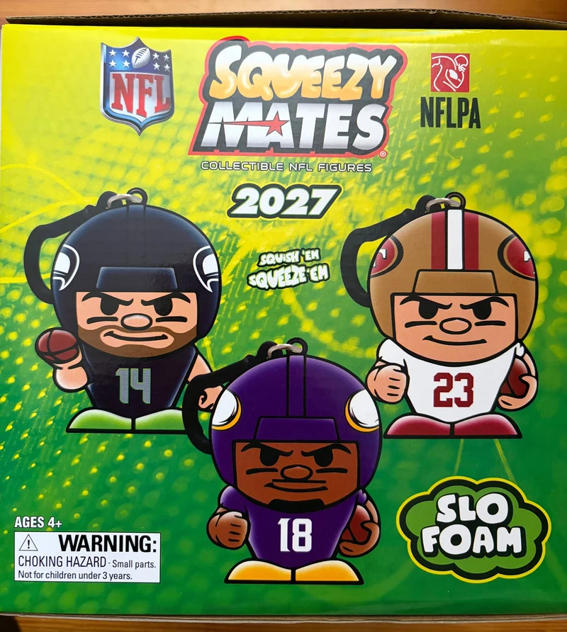 Party Animal SqueezyMates NFL Gravity Feed