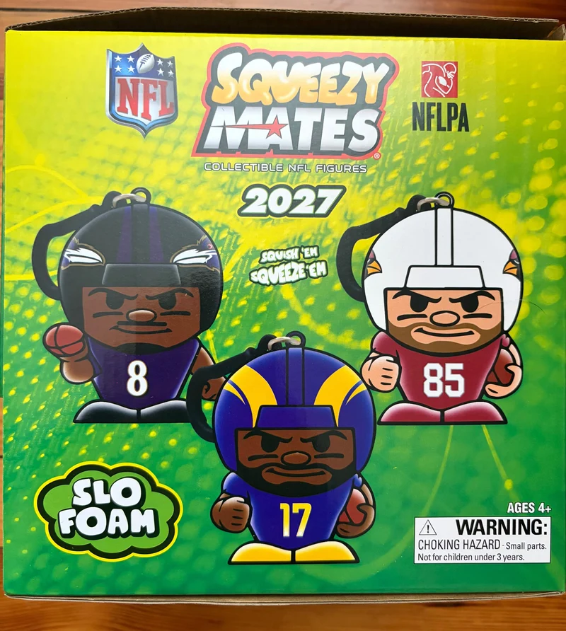 Party Animal SqueezyMates NFL Gravity Feed