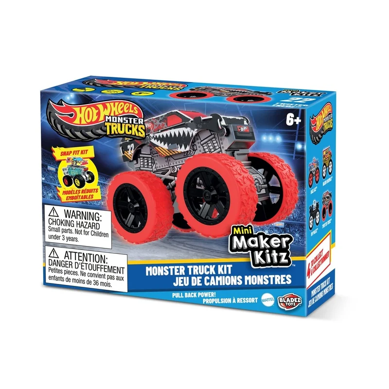 Hot Wheels Monster Trucks Mini Maker Kitz, Assortment, 1 Count