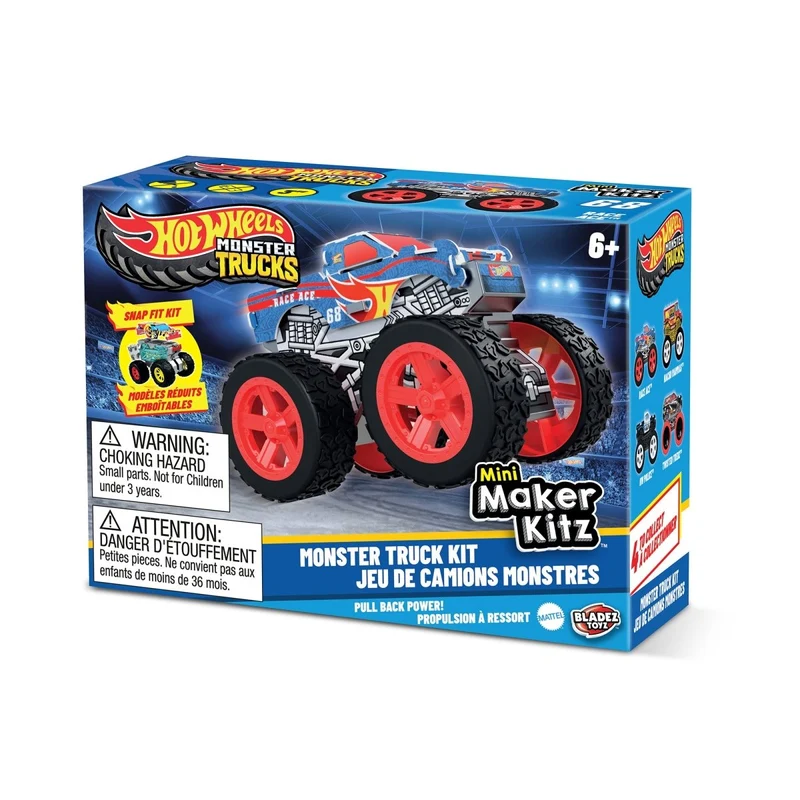 Hot Wheels Monster Trucks Mini Maker Kitz, Assortment, 1 Count