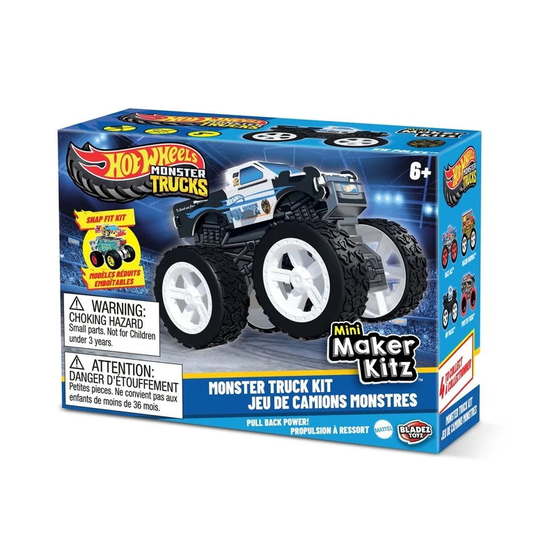 Hot Wheels Monster Trucks Mini Maker Kitz, Assortment, 1 Count