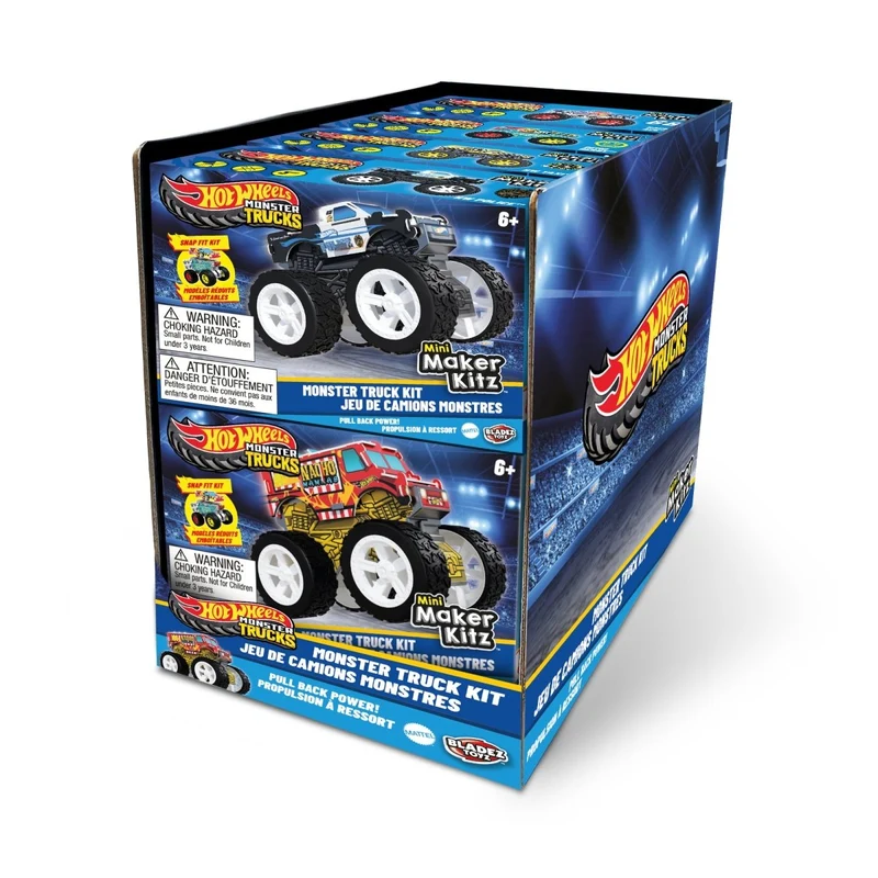 Hot Wheels Monster Trucks Mini Maker Kitz, Assortment, 1 Count