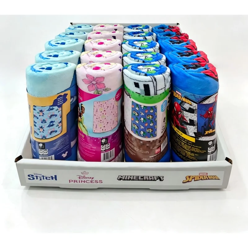 Silky Microfiber Throw Blanket, 40 x 50 Inches, Assortment, 1 Count