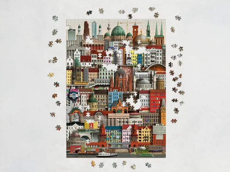 Puzzle 1000 pièces - Berlin - Martin Schwartz